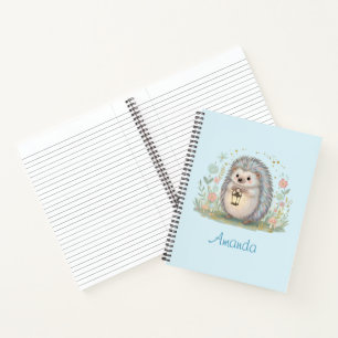 Cuaderno Erizo Adorable con Linterna