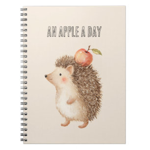 Cuaderno Erizo De Una Manzana Al Día