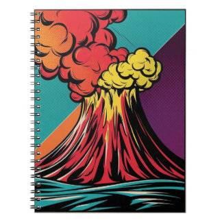 Cuaderno Erupción en color