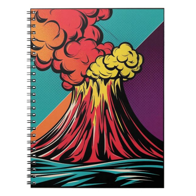 Cuaderno Erupción en color (Frente)