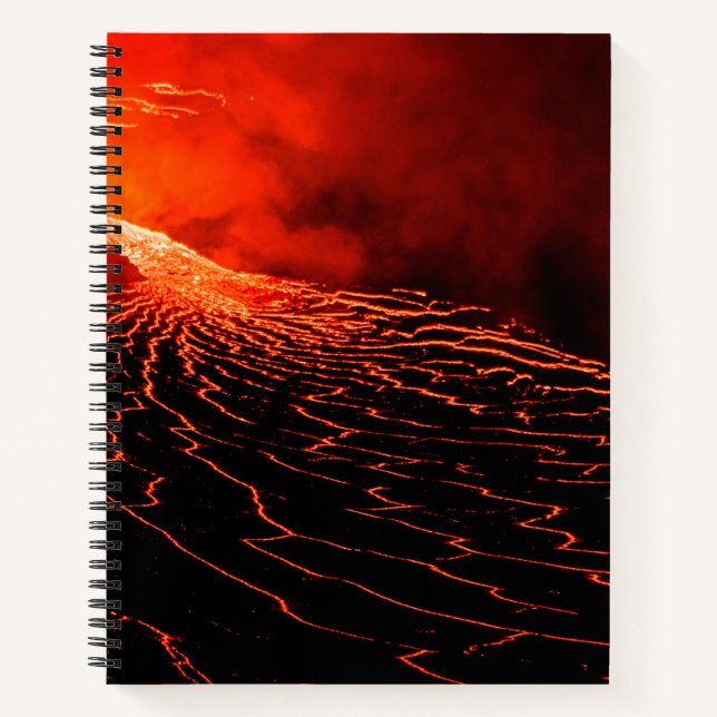 Cuaderno erupción volcánica (Anverso)