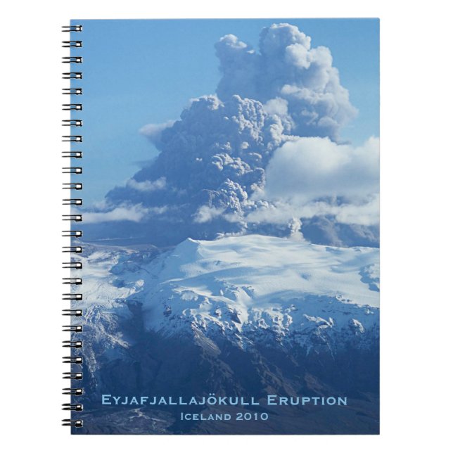 Cuaderno Erupción volcánica islandesa (Frente)