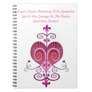 CUADERNO ERZULI FREDA DAHOMEY VEVE NOTEBOOK