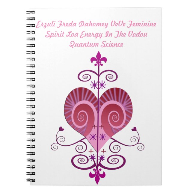 CUADERNO ERZULI FREDA DAHOMEY VEVE NOTEBOOK (Frente)