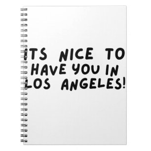 Cuaderno Es agradable tenerte en Los Ángeles