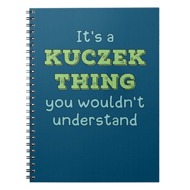 Cuaderno Es algo de Kuczek (Frente)