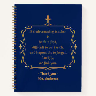 Cuaderno Es difícil encontrar un profesor verdaderamente as