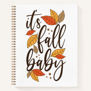 Cuaderno Es el bebé otoño