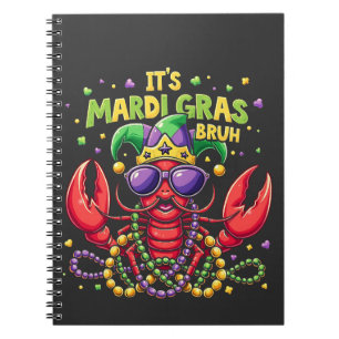Cuaderno Es el Mardi Gras Bruh Chrimp gracioso en Nueva Orl