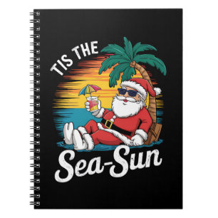 Cuaderno Es El Sol Del Mar Santa Playa Navidad En Julio