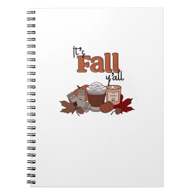 Cuaderno Es estético simple en otoño (Frente)