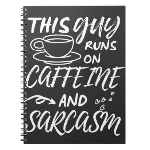 Cuaderno Es Gracioso Que Este Tipo Corra En Cafeína Y Sarca