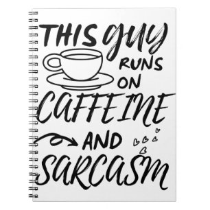 Cuaderno Es Gracioso Que Este Tipo Corra En Cafeína Y Sarca