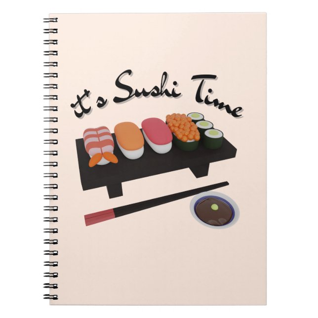 Cuaderno Es hora de sushi, sushi (Frente)