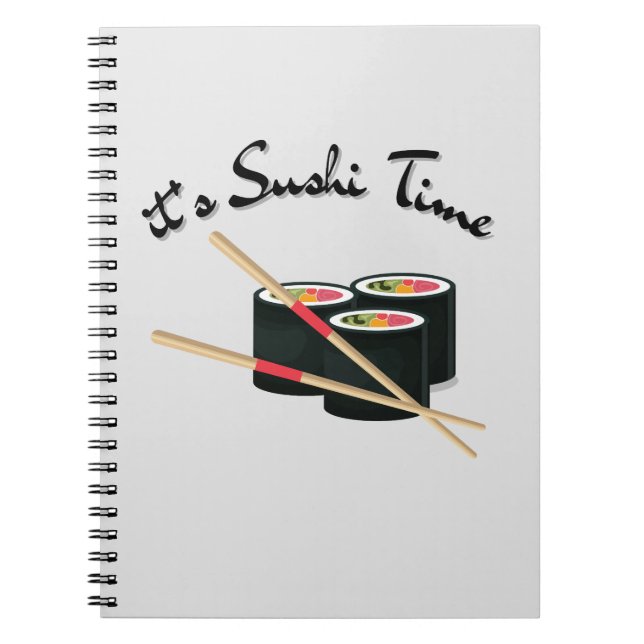 Cuaderno Es hora de sushi, sushi (Frente)