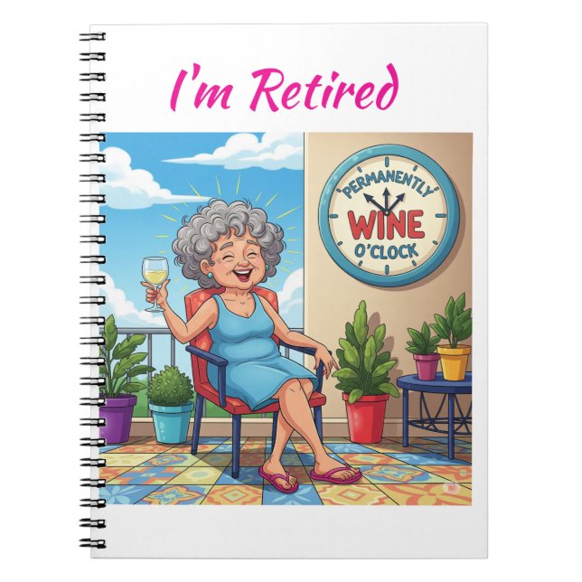 Cuaderno Es hora del vino (Frente)