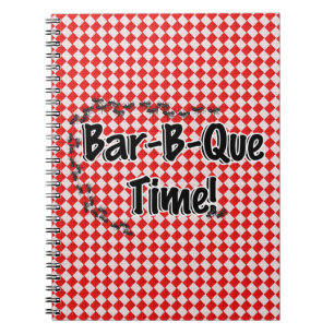 Cuaderno ¡Es la hora de la barbacoa! Ropa de tabla de verif