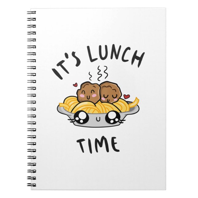 Cuaderno Es la hora del almuerzo (Frente)