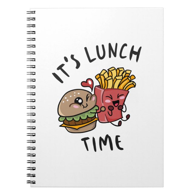 Cuaderno Es la hora del almuerzo (Frente)