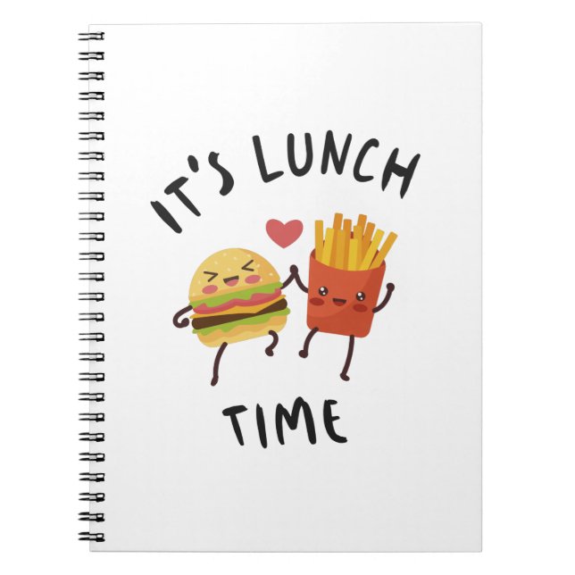 Cuaderno Es la hora del almuerzo (Frente)