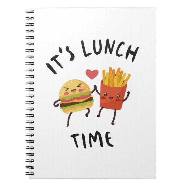 Cuaderno Es la hora del almuerzo (Frente)