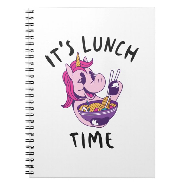 Cuaderno Es la hora del almuerzo (Frente)