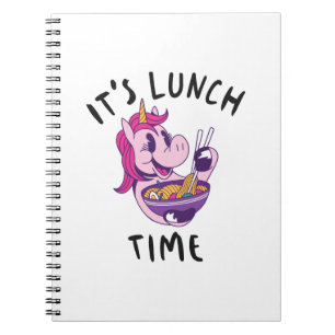 Cuaderno Es la hora del almuerzo