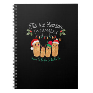 Cuaderno Es la temporada de tamales Navidad mexicana modern