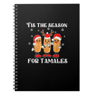 Cuaderno Es la temporada de tamales Navidad mexicana modern
