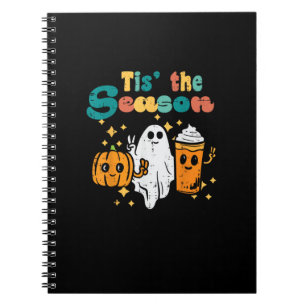 Cuaderno Es La Temporada Latte De Calabaza Retro Halloween