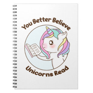 Cuaderno Es Mejor Creer Que Unicornios Lea