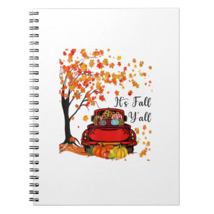 Cuaderno Es Otoño Todos Calabaza Leopardo Temporada de Otoñ