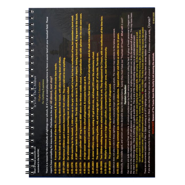 Cuaderno Es para los niños (Frente)