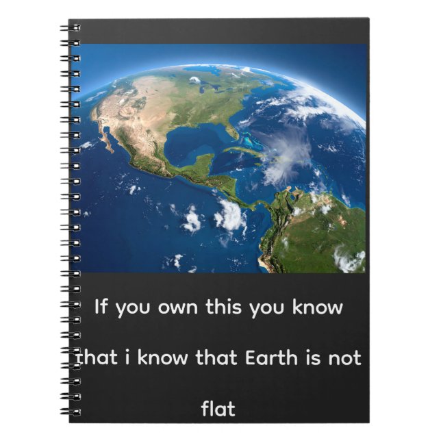 Cuaderno ¿Es plana la tierra? (Frente)