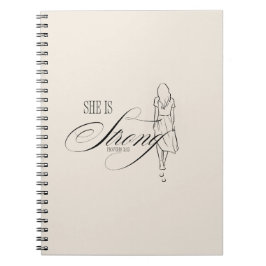 Cuaderno Es proverbios fuertes 31:25