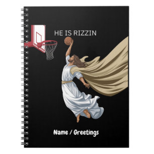 Cuaderno Es Rizzin Gracioso Jesús Jugando Retro De Balonces