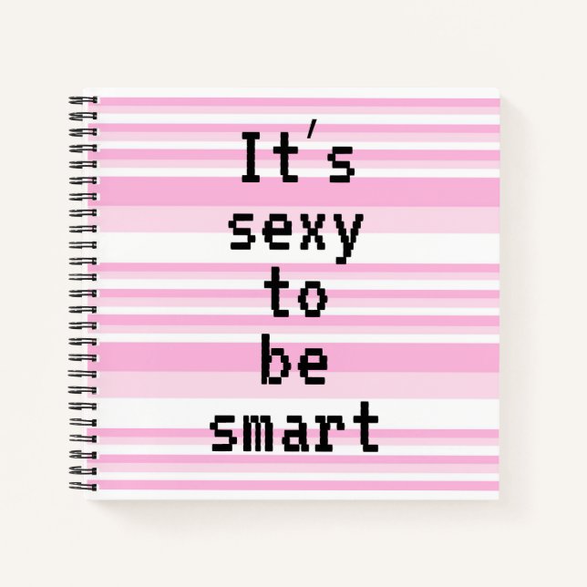 Cuaderno Es sexy ser inteligente (Anverso)