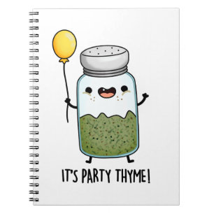 Cuaderno Es Tomillo de Fiesta Chiste Divertido de Hierbas