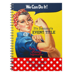 Cuaderno Es tu suministro personalizado de Fiesta Rosie