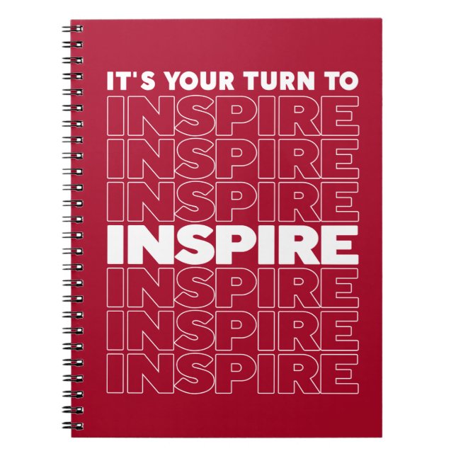 Cuaderno Es tu turno de inspirar (Frente)