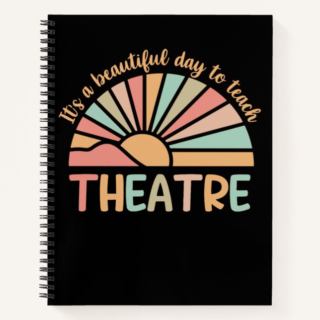 Cuaderno Es un bello día para enseñar teatro (Anverso)
