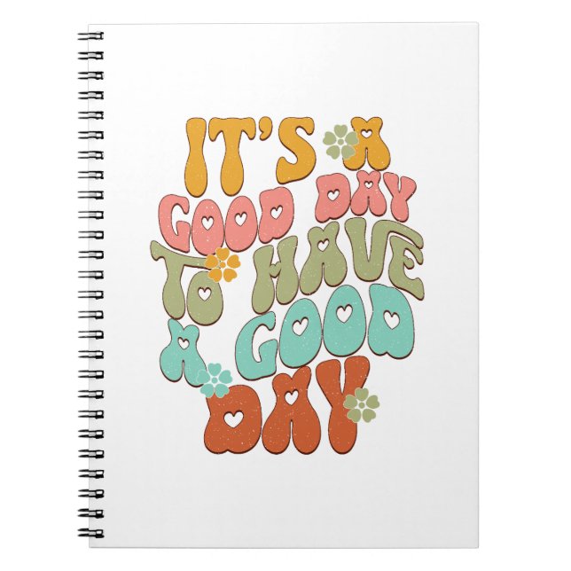 Cuaderno Es un buen día para tener un buen día (Frente)