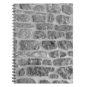 Cuaderno Es un contragolpe de patrón de pared áspera horizo