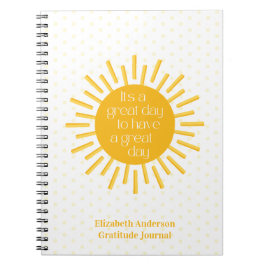 Cuaderno Es un gran día Sun Gratitude Journal