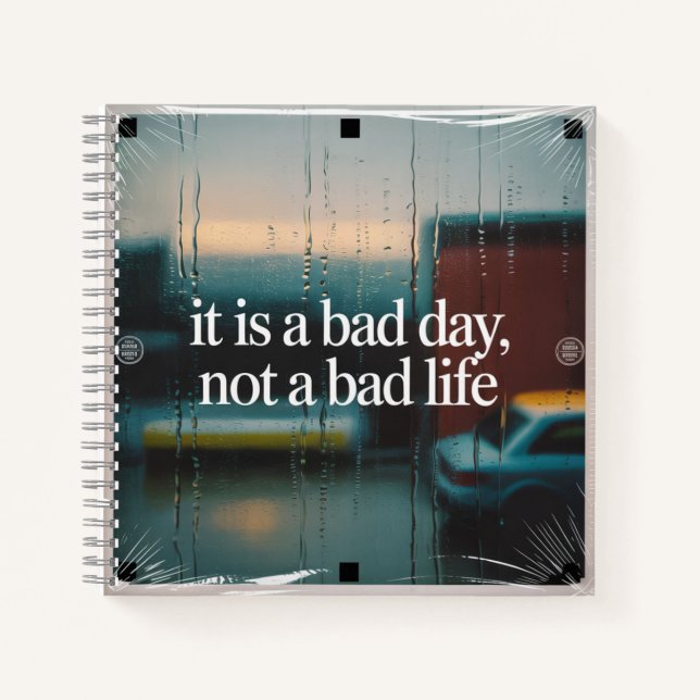 Cuaderno Es Un Mal Día, No Una Mala Vida (Anverso)