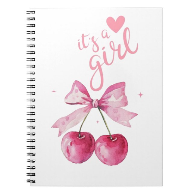 Cuaderno Es una cereza de niña (Frente)