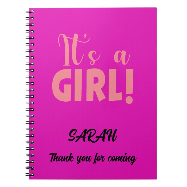 Cuaderno Es una chica Sarah (Frente)