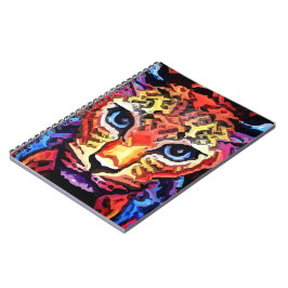 Cuaderno Esa Mirada Colorida de Leopardo 