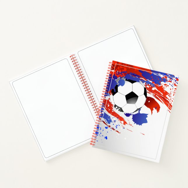 Cuaderno Esbozar bolas de fútbol para portátiles (Interior)