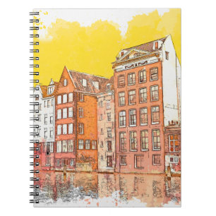 Cuaderno Esbozo acuarela o ilustracion de un